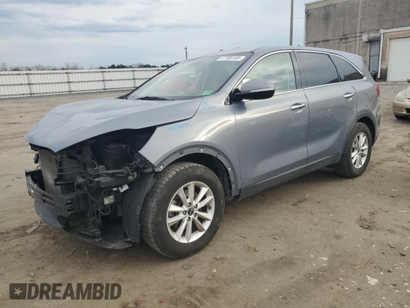 2020 Kia Sorento L with VIN 5XYPG4A33LG628174, listed as a Copart auction lot 47165105 with 73,402 mi miles and Salvage Title. Bid and sale history available at carsss.com. Image 1.