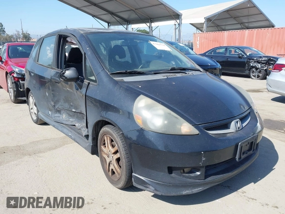 2007 Honda Fit Sport with VIN JHMGD37637S005754, listed as a IAAI auction lot 42663714 with 239,000 mi miles and . Bid and sale history available at DreamBid. Image 1.
