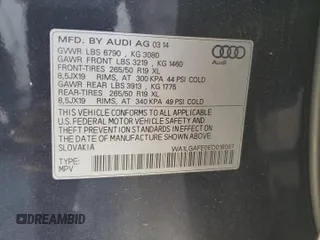 2014 Audi Q7 3.0T Premium Plus with VIN WA1LGAFE0ED018087, listed as a Copart auction lot 46578555 with 151,709 mi miles and Clean Title. Bid and sale history available at carsss.com. Image 13.