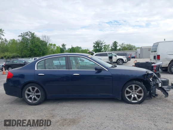 2006 Infiniti G35 with VIN JNKCV51F86M617631, listed as a IAAI auction lot 42204725 with Not Provided miles and . Bid and sale history available at DreamBid. Image 13.
