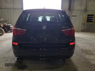 2015 BMW X3 xDrive28i with VIN 5UXWX9C5XF0D59643, listed as a Copart auction lot 54553515 with 76,729 mi miles and Salvage Title. Bid and sale history available at DreamBid. Image 6.
