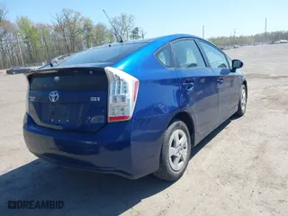 2011 Toyota Prius I with VIN JTDKN3DU4B0272319, listed as a IAAI auction lot 42050245 with 283,855 mi miles. Bid and sale history available at carsss.com. Image 4.