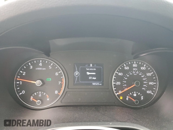 2016 Kia Optima LX Turbo with VIN 5XXGT4L15GG018357, listed as a Copart auction lot 44613745 with 98,325 mi miles and Salvage Title. Bid and sale history available at carsss.com. Image 9.
