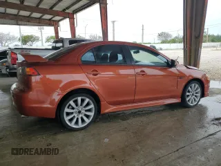 2010 Mitsubishi Lancer GTS with VIN JA32U8FW3AU022400, listed as a Copart auction lot 72569714 with 147,440 mi miles and Salvage Title. Bid and sale history available at carsss.com. Image 3.