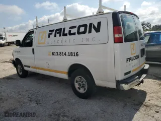 2016 GMC Savana Cargo Van with VIN 1GTW7AFF1G1313246, listed as a Copart auction lot 74252734 with 102,582 mi miles and Salvage Title. Bid and sale history available at carsss.com. Image 2.