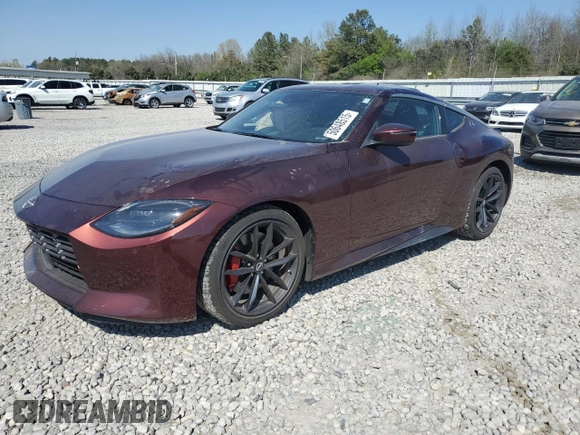 2024 Nissan Z Performance with VIN JN1BZ4BH3RM360302, listed as a Copart auction lot 50648515 with 17,627 mi miles and Salvage Title. Bid and sale history available at DreamBid. Image 1.