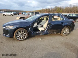 2020 Mazda Mazda6 Grand Touring Reserve with VIN JM1GL1WY4L1525456, listed as a Copart auction lot 86093234 with 18,479 mi miles and Salvage Title. Bid and sale history available at carsss.com. Image 1.