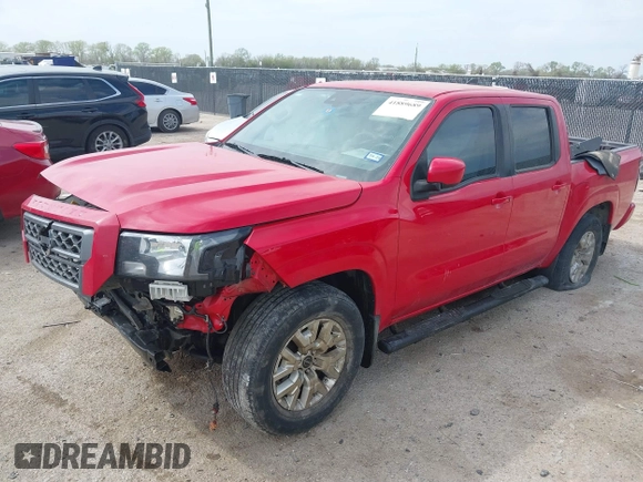 2022 Nissan Frontier SV with VIN 1N6ED1EJ0NN669524, listed as a IAAI auction lot 41889689 with 99,074 mi miles and . Bid and sale history available at DreamBid. Image 2.