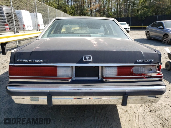 1988 Mercury Grand Marquis GS z VIN 2MEBM74F3JX707373, wystawiony jako Copart lot #53880905 z przebiegiem 5 540 mil mil oraz Czysty tytuł • Clean title. Historia ofert i sprzedaży dostępna na DreamBid. Obrazek 6.