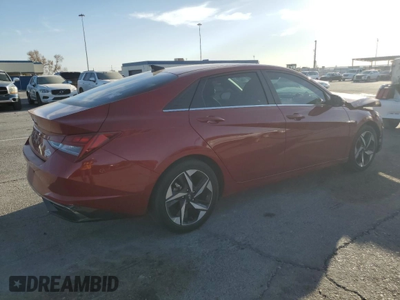 2021 Hyundai Elantra SEL with VIN KMHLN4AG3MU118653, listed as a Copart auction lot 47587975 with 79,915 mi miles and Salvage Title. Bid and sale history available at carsss.com. Image 3.