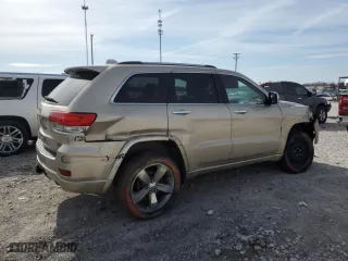 2014 Jeep Grand Cherokee Overland with VIN 1C4RJFCT1EC164988, listed as a Copart auction lot 47444065 with 151,409 mi miles and Salvage Title. Bid and sale history available at carsss.com. Image 3.
