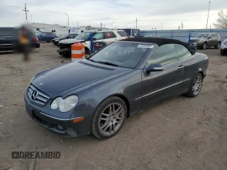 2008 Mercedes-Benz CLK-Class 3.5L with VIN WDBTK56GX8F240284, listed as a Copart auction lot 83068564 with 206,326 mi miles and Salvage Title. Bid and sale history available at carsss.com. Image 1.