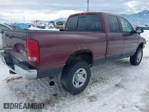 2003 Dodge Ram 2500 ST with VIN 3D7KU28C43G814097, listed as a IAAI auction lot 41617951 with 338,462 mi miles. Bid and sale history available at carsss.com. Image 4.