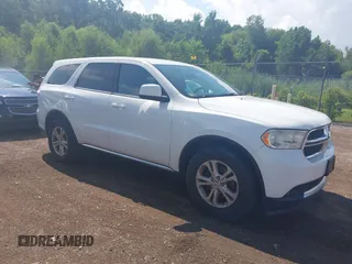 2013 Dodge Durango SXT z VIN 1C4RDJAG8DC698844, wystawiony jako IAAI lot #42842201 z przebiegiem 193 231 mil mil oraz . Historia ofert i sprzedaży dostępna na DreamBid. Obrazek 1.