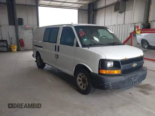 2012 Chevrolet Express Cargo with VIN 1GCSGAFX8C1176033, listed as a IAAI auction lot 42068630 with 260,289 mi miles and . Bid and sale history available at DreamBid. Image 1.