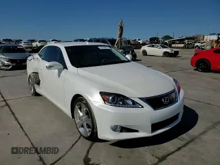 2012 Lexus IS 250 C z VIN JTHFF2C23C2525238, wystawiony jako Copart lot #62439834 z przebiegiem 41 360 mil mil oraz Szkoda całkowita • Salvage title. Historia ofert i sprzedaży dostępna na DreamBid. Obrazek 10.