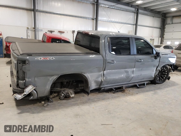 2024 Chevrolet Silverado 1500 RST with VIN 1GCPDEEK4RZ275244, listed as a Copart auction lot 42216495 with 0 mi miles and Salvage Title. Bid and sale history available at carsss.com. Image 3.