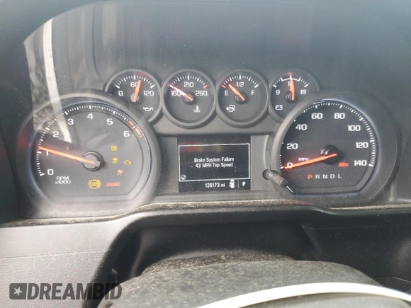 2021 Chevrolet Silverado 1500 Work Truck with VIN 1GCRWAEF7MZ331894, listed as a Copart auction lot 48412735 with 126,173 mi miles and Salvage Title. Bid and sale history available at DreamBid. Image 9.