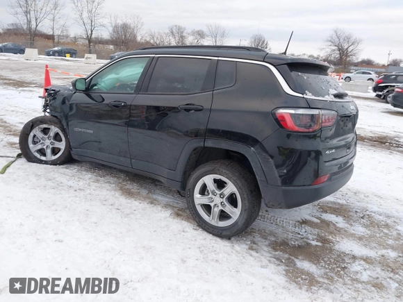 2023 Jeep Compass Latitude with VIN 3C4NJDBN1PT518974, listed as a IAAI auction lot 41364139 with 23,191 mi miles and . Bid and sale history available at DreamBid. Image 3.