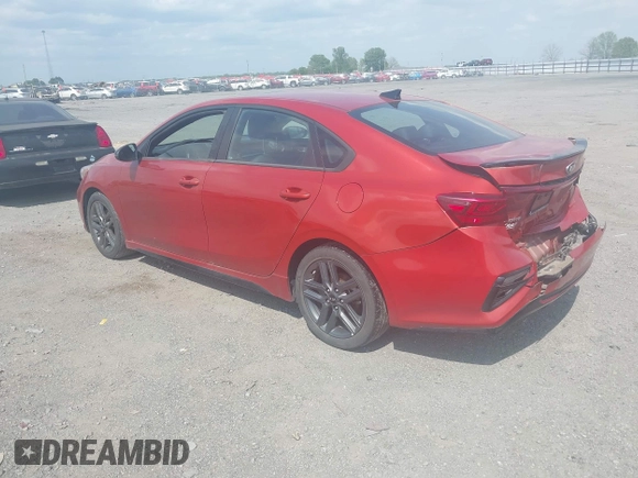 2021 Kia Forte GT-Line with VIN 3KPF34AD3ME416504, listed as a IAAI auction lot 42030382 with 47,586 mi miles and . Bid and sale history available at DreamBid. Image 3.