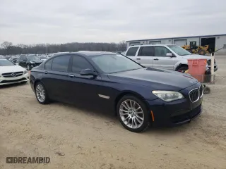 2013 BMW 7 Series 740Li with VIN WBAYE4C52DD136774, listed as a Copart auction lot 44769695 with 199,964 mi miles and Clean Title. Bid and sale history available at carsss.com. Image 4.