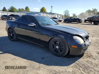 2003 Mercedes-Benz SLK-Class 3.2L with VIN WDBKK65F43F287801, listed as a Copart auction lot 75333444 with 166,541 mi miles and Salvage Title. Bid and sale history available at carsss.com. Image 4.