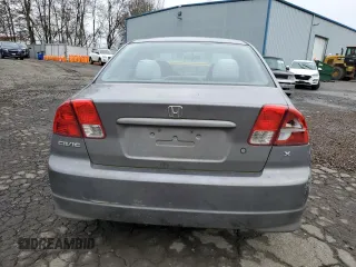 2004 Honda Civic LX with VIN 2HGES15584H528673, listed as a Copart auction lot 88170385 with 218,156 mi miles and Salvage Title. Bid and sale history available at DreamBid. Image 6.