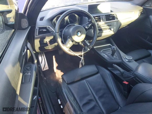 2019 BMW M2 Competition with VIN WBS2U7C56K7D52745, listed as a Copart auction lot 82582104 with 27,731 mi miles and Salvage Title. Bid and sale history available at carsss.com. Image 8.