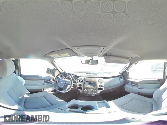 2013 Ford F-150 XL with VIN 1FTEX1CM5DFC69460, listed as a Copart auction lot 57601805 with 81,338 mi miles and Salvage title. Bid and sale history available at DreamBid. Image 14.