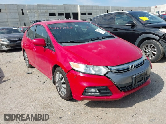 2012 Honda Insight with VIN JHMZE2H35CS004314, listed as a IAAI auction lot 42671162 with 172,007 mi miles and . Bid and sale history available at DreamBid. Image 1.