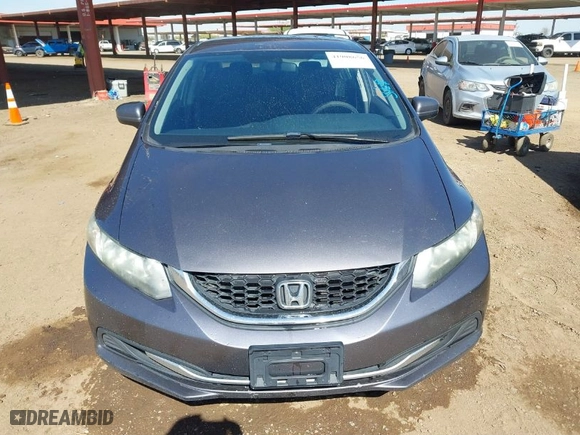 2014 Honda Civic Sedan LX with VIN 19XFB2F54EE047288, listed as a IAAI auction lot 41908656 with 348,506 mi miles. Bid and sale history available at carsss.com. Image 12.