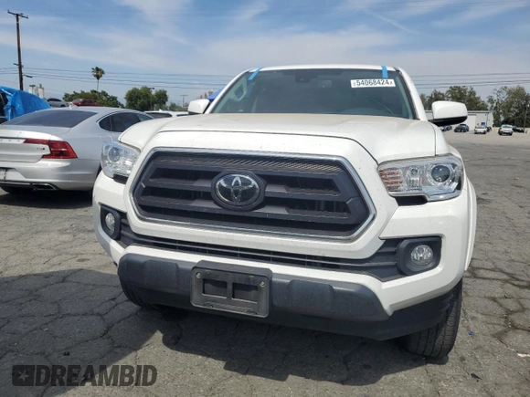 2020 Toyota Tacoma SR5 with VIN 3TMBZ5DN3LM027258, listed as a Copart auction lot 54068424 with 37,138 mi miles and Salvage title. Bid and sale history available at DreamBid. Image 5.