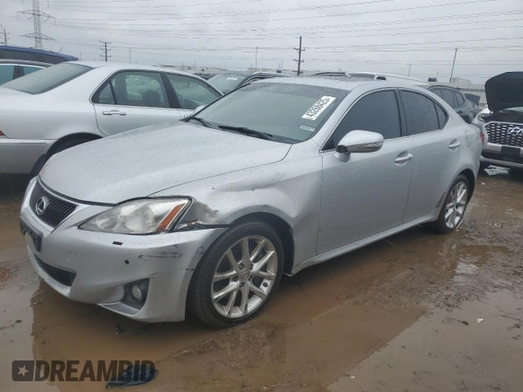 2011 Lexus IS 350 with VIN JTHCE5C22B5001387, listed as a Copart auction lot 43268425 with 147,066 mi miles and Salvage title. Bid and sale history available at DreamBid. Image 1.