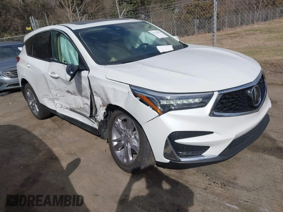 2021 Acura RDX w/Advance Package with VIN 5J8TC2H7XML003236, listed as a IAAI auction lot 41722022 with 23,394 mi miles. Bid and sale history available at carsss.com. Image 1.
