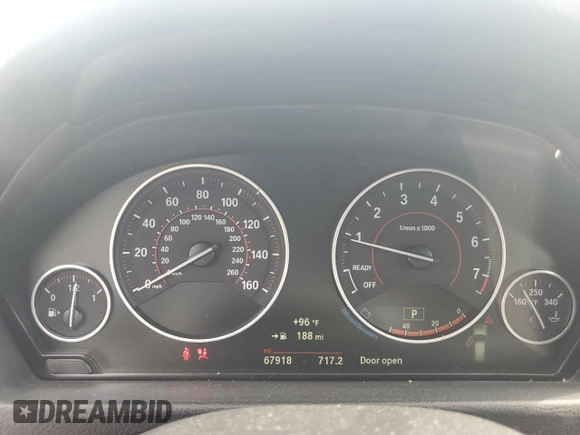 2017 BMW 3 Series 330i xDrive with VIN WBA8K3C57HK678988, listed as a Copart auction lot 65394344 with 67,918 mi miles and Salvage Title. Bid and sale history available at carsss.com. Image 9.