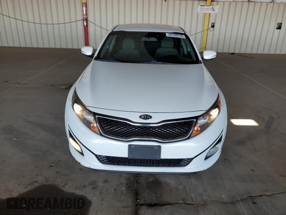 2015 Kia Optima LX with VIN KNAGM4A72F5664038, listed as a Copart auction lot 63708725 with 115,319 mi miles and Salvage title. Bid and sale history available at DreamBid. Image 5.