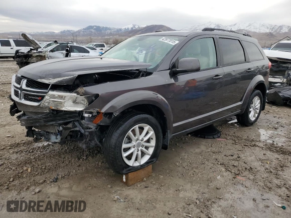 2017 Dodge Journey SXT z VIN 3C4PDDBG0HT609804, wystawiony jako Copart lot #42977015 z przebiegiem 110 450 mil mil oraz Szkoda całkowita • Salvage title. Historia ofert i sprzedaży dostępna na DreamBid. Obrazek 1.