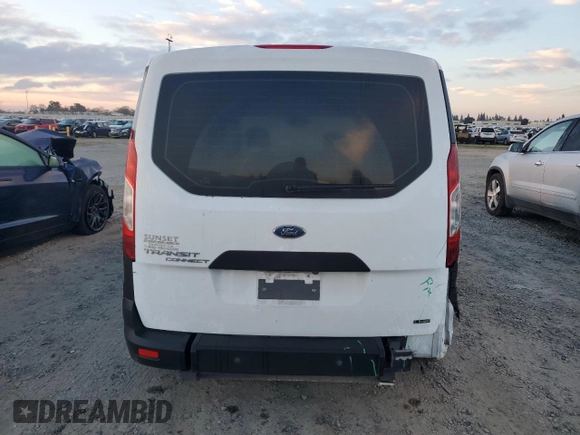 2020 Ford Transit Connect XL with VIN NM0GE9E26L1438015, listed as a Copart auction lot 47575925 with 12,663 mi miles and Salvage title. Bid and sale history available at DreamBid. Image 6.
