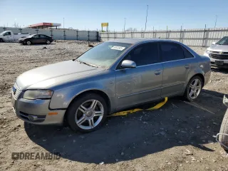 2007 Audi A4 2.0T with VIN WAUDF78E47A138621, listed as a Copart auction lot 46603905 with 144,110 mi miles and Salvage title. Bid and sale history available at DreamBid. Image 1.