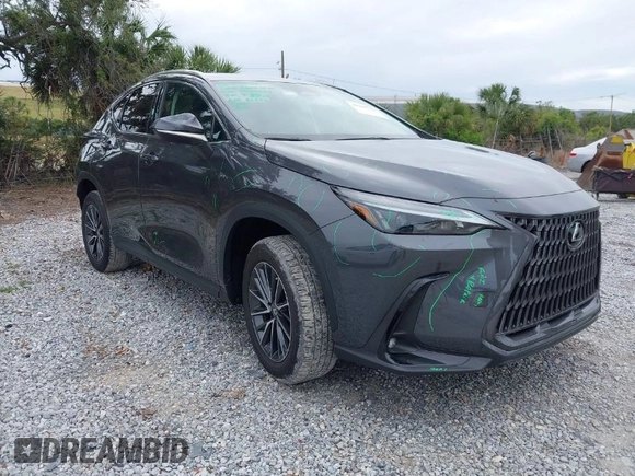 2022 Lexus NX with VIN 2T2AKCEZ1NC001321, listed as a IAAI auction lot 41945716 with 27,396 mi miles. Bid and sale history available at carsss.com. Image 1.