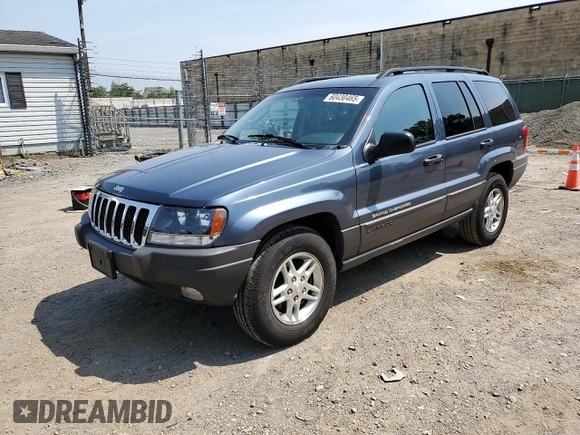 2002 Jeep Grand Cherokee Laredo with VIN 1J4GW48S62C315780, listed as a Copart auction lot 60430465 with 53,637 mi miles and Clean title. Bid and sale history available at DreamBid. Image 1.