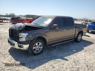 2015 Ford F-150 XL with VIN 1FTEW1CP9FKE59205, listed as a Copart auction lot 56629755 with 128,467 mi miles and Clean title. Bid and sale history available at DreamBid. Image 1.