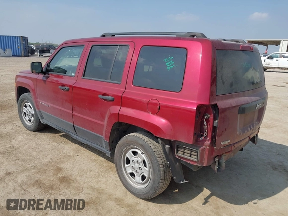2017 Jeep Patriot Sport z VIN 1C4NJPBBXHD103389, wystawiony jako IAAI lot #41935831 z przebiegiem 86 155 mil mil oraz . Historia ofert i sprzedaży dostępna na DreamBid. Obrazek 3.