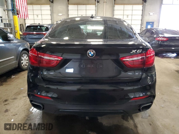 2016 BMW X6 xDrive35i with VIN 5UXKU2C56G0N80766, listed as a Copart auction lot 41801903 with 129,971 mi miles. Bid and sale history available at carsss.com. Image 6.