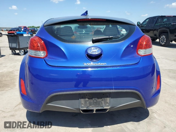 2012 Hyundai Veloster w/Gray Int with VIN KMHTC6AD6CU046448, listed as a Copart auction lot 53396415 with 131,567 mi miles and Clean title. Bid and sale history available at DreamBid. Image 6.
