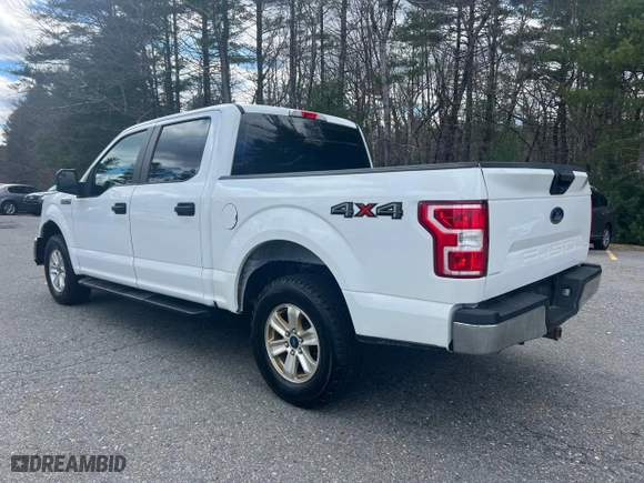 2019 Ford F-150 XL with VIN 1FTEW1E56KFA19067, listed as a Copart auction lot 53714145 with 185,601 mi miles and Clean Title. Bid and sale history available at carsss.com. Image 3.