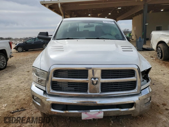 2012 Ram 2500 ST with VIN 3C6TD5CT4CG265502, listed as a Copart auction lot 47135195 with 0 mi miles and Salvage Title. Bid and sale history available at carsss.com. Image 5.
