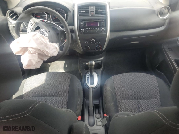 2015 Nissan Versa S Plus with VIN 3N1CN7AP7FL841279, listed as a Copart auction lot 46023345 with 112,081 mi miles and Salvage Title. Bid and sale history available at carsss.com. Image 8.