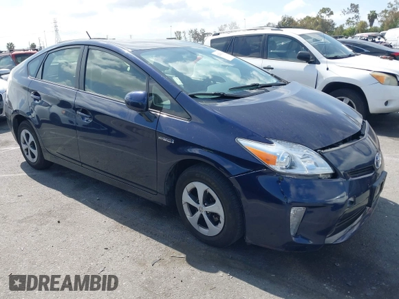 2015 Toyota Prius Four with VIN JTDKN3DU4F0470775, listed as a IAAI auction lot 42254233 with 125,495 mi miles and . Bid and sale history available at DreamBid. Image 1.