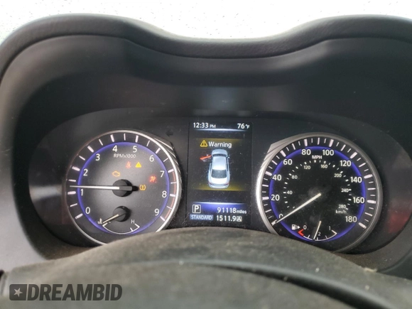 2016 Infiniti Q50 Premium с VIN JN1EV7AP6GM301728, выставлен на аукционе Copart как лот 60663765 с пробегом 91 118 миль миль и Списание • Salvage title. История ставок и продаж доступна на DreamBid. Изображение 9.